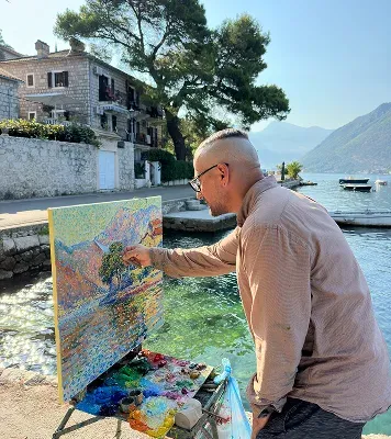 Пейзаж Чорногорії, що надихнув художника