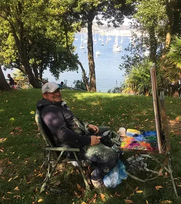 Французька затока на картині