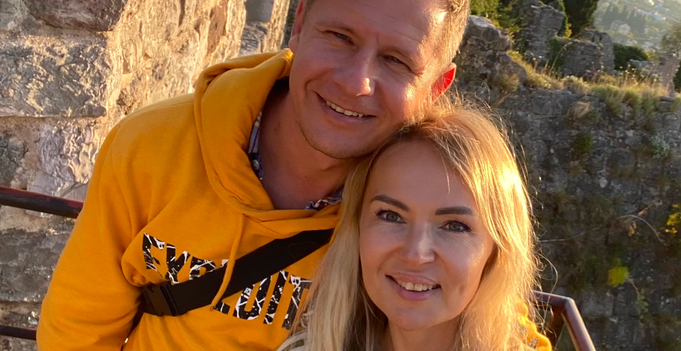 Oleksii Chebotaru and Alla Kislyakova joint photo.